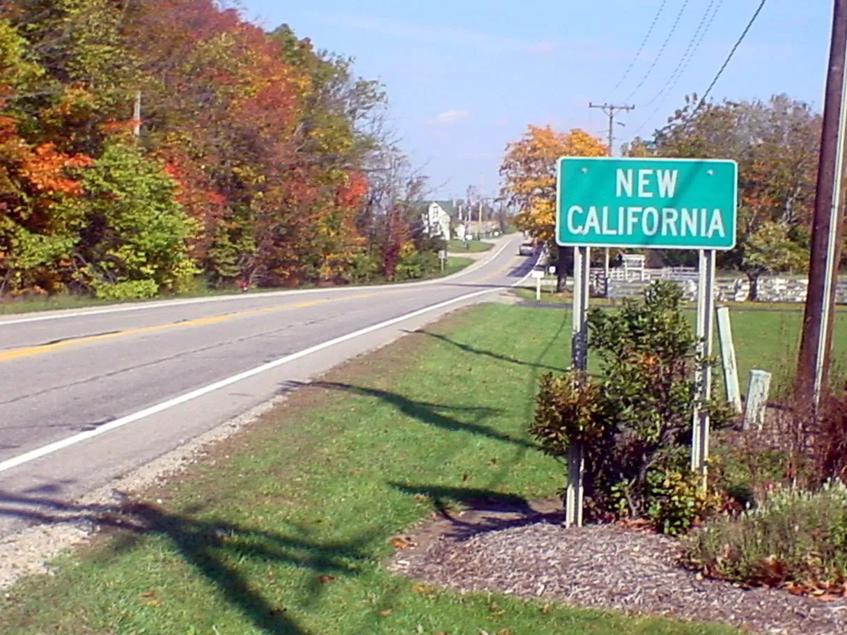 New California signage