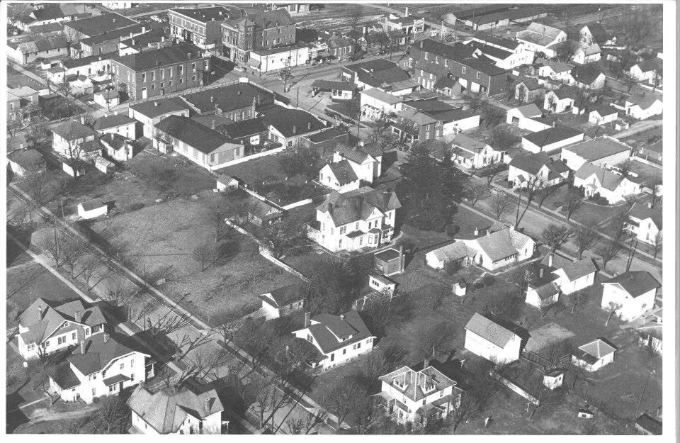 Aerial Photograph of New Holland, Ohio (1949)