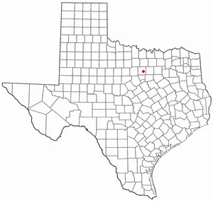 Location map of Annetta, Texas.
