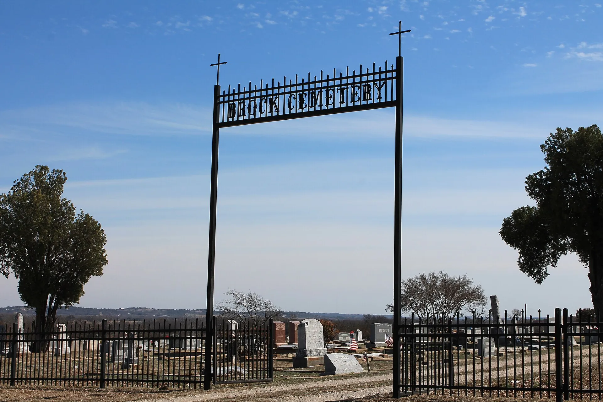 Brock Cemetery, Brock, Texas.