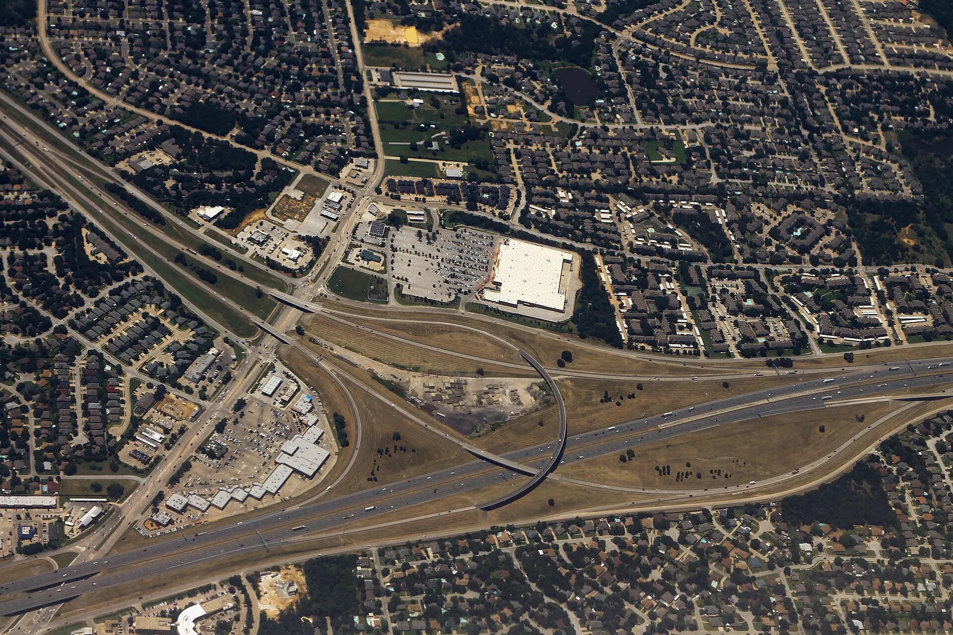 Interstate 20 at US 287, Kennedale