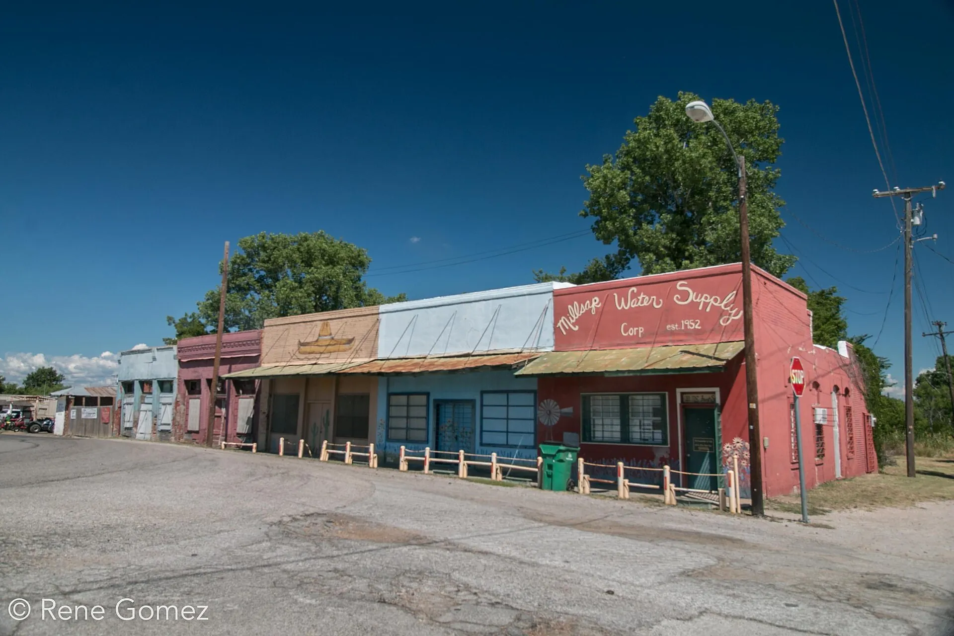 The town of Millsap, Texas.