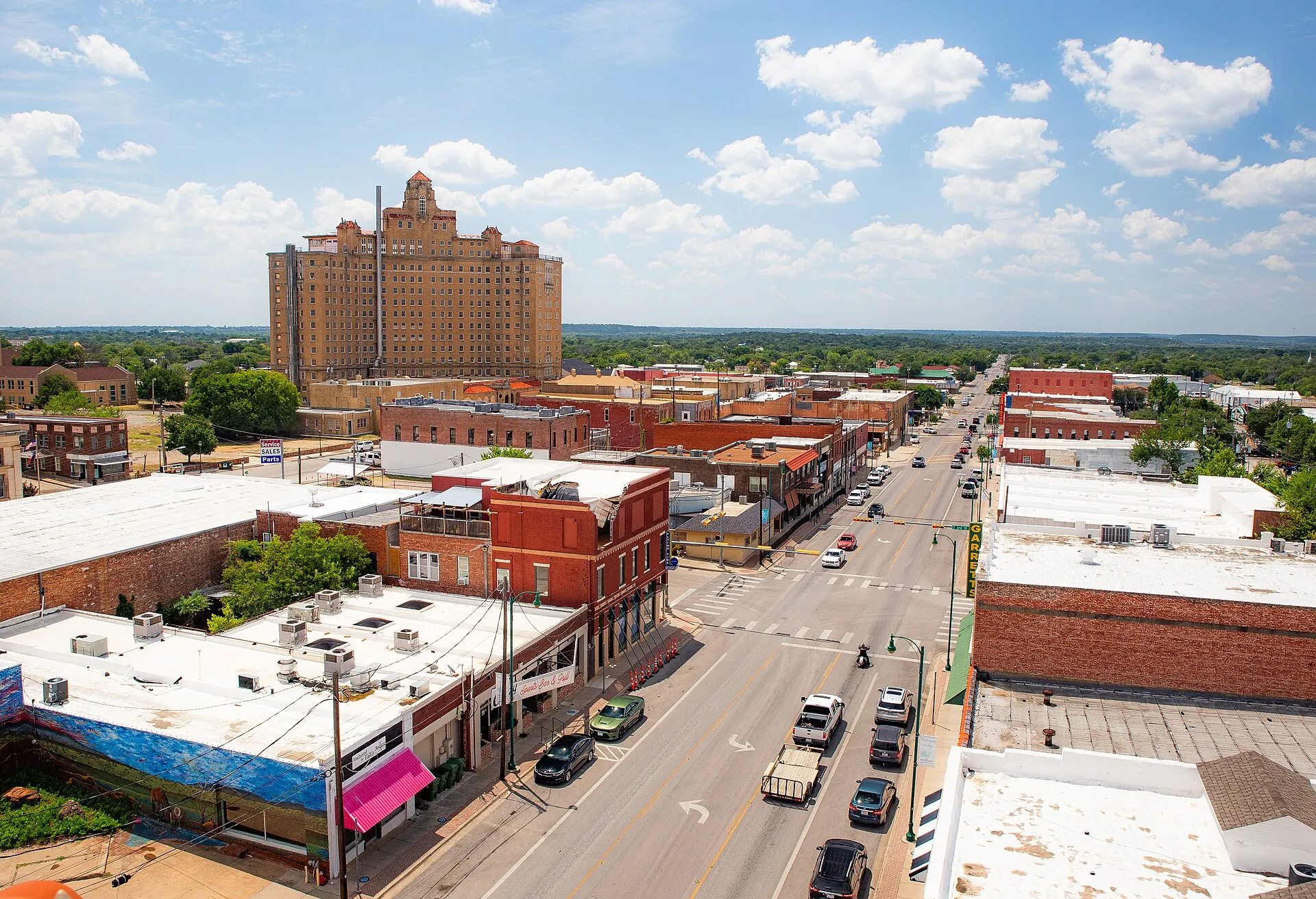 Downtown Mineral Wells, Texas.