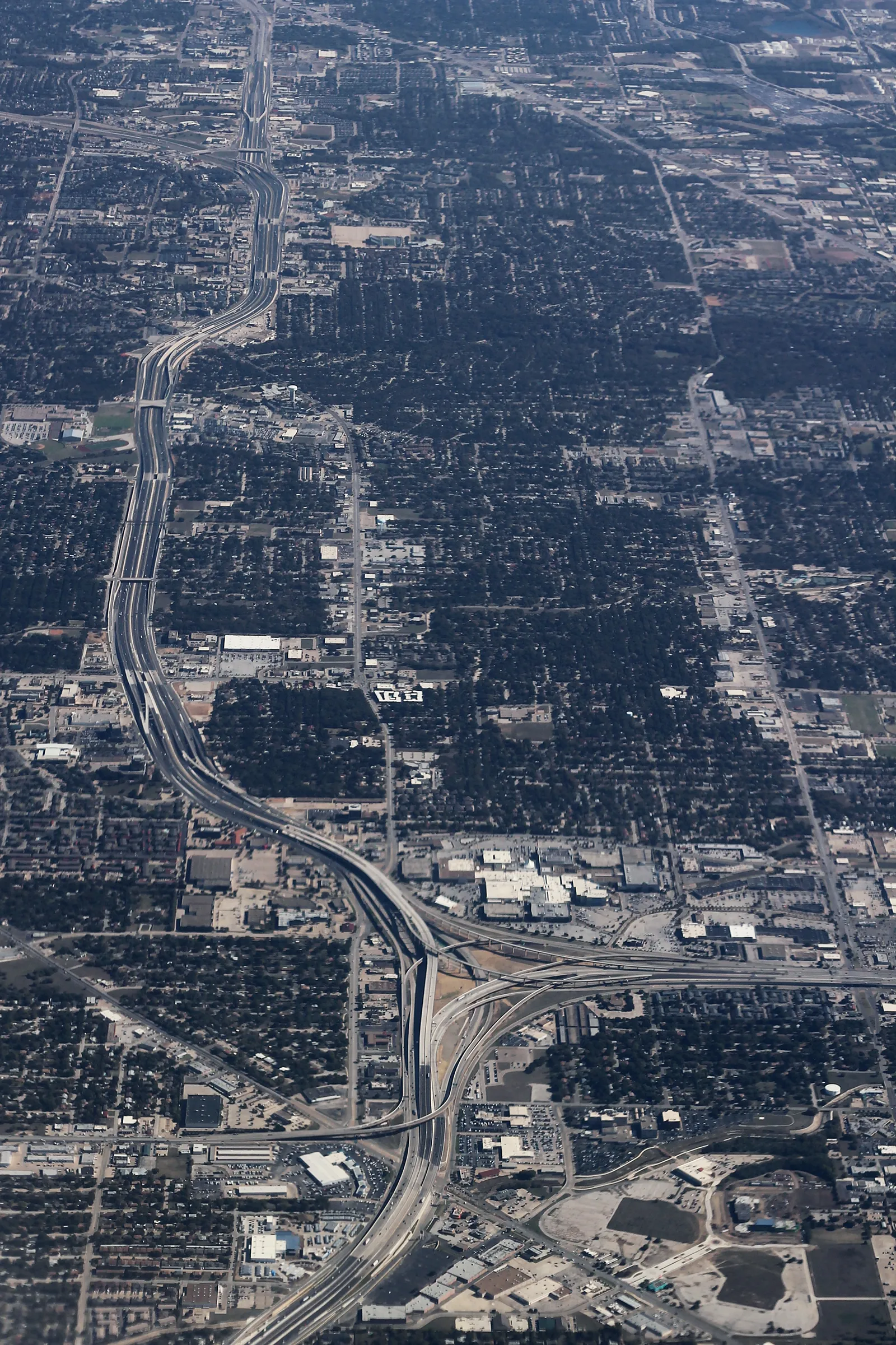 Aerial of TX-183 / I-820, North Richland Hills