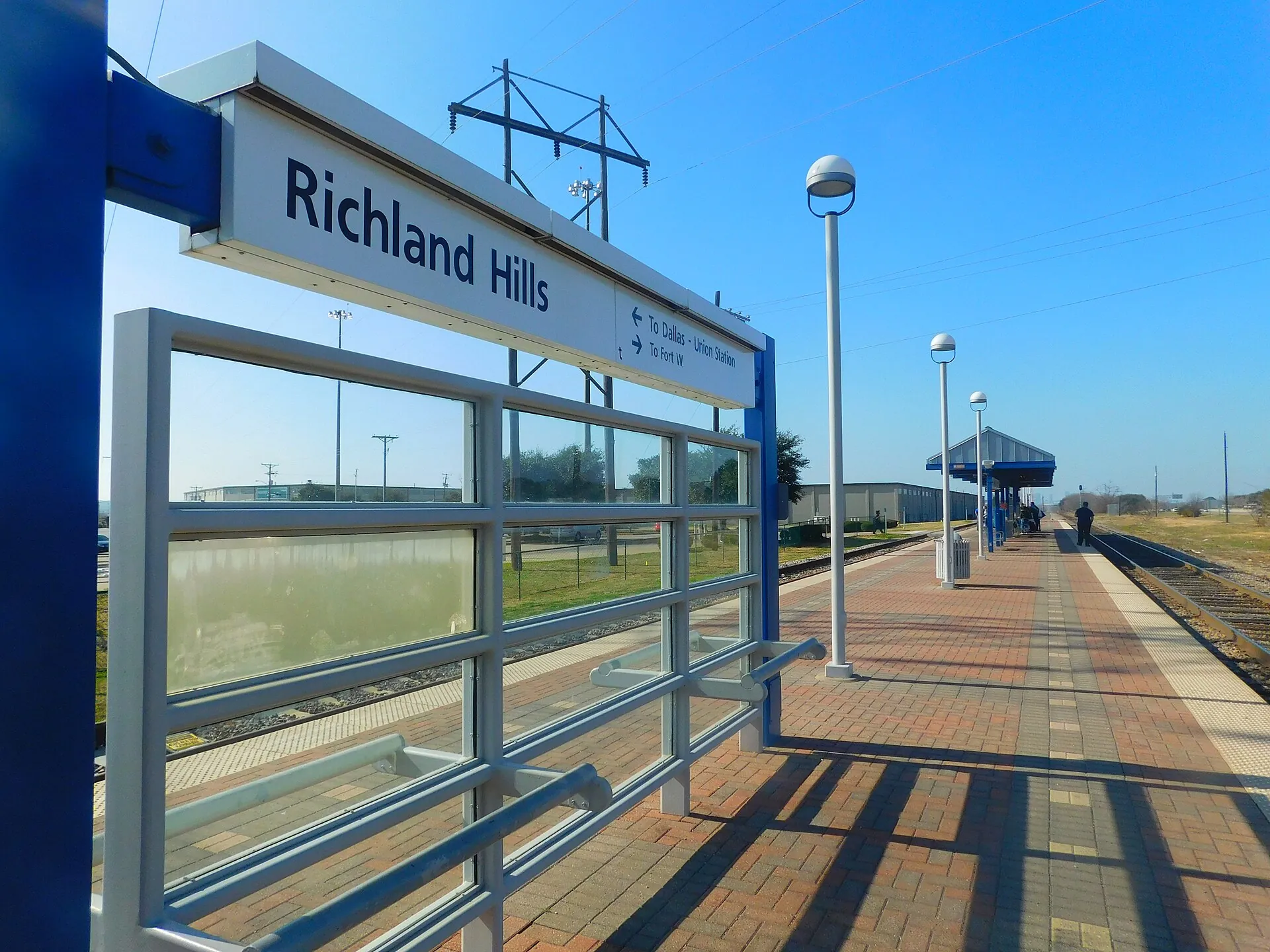 Richland Hills TRE station, February 2017