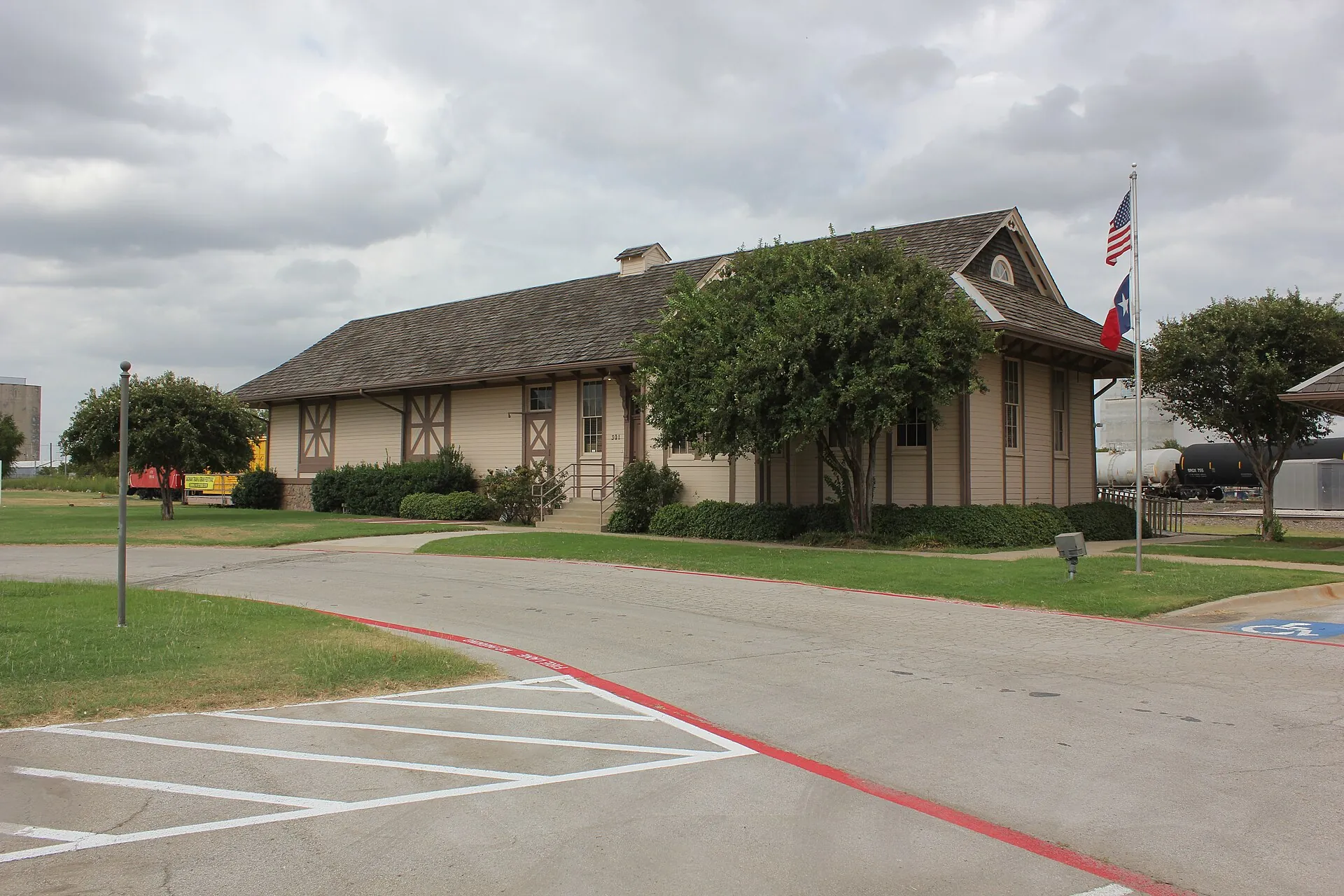 Saginaw train depot