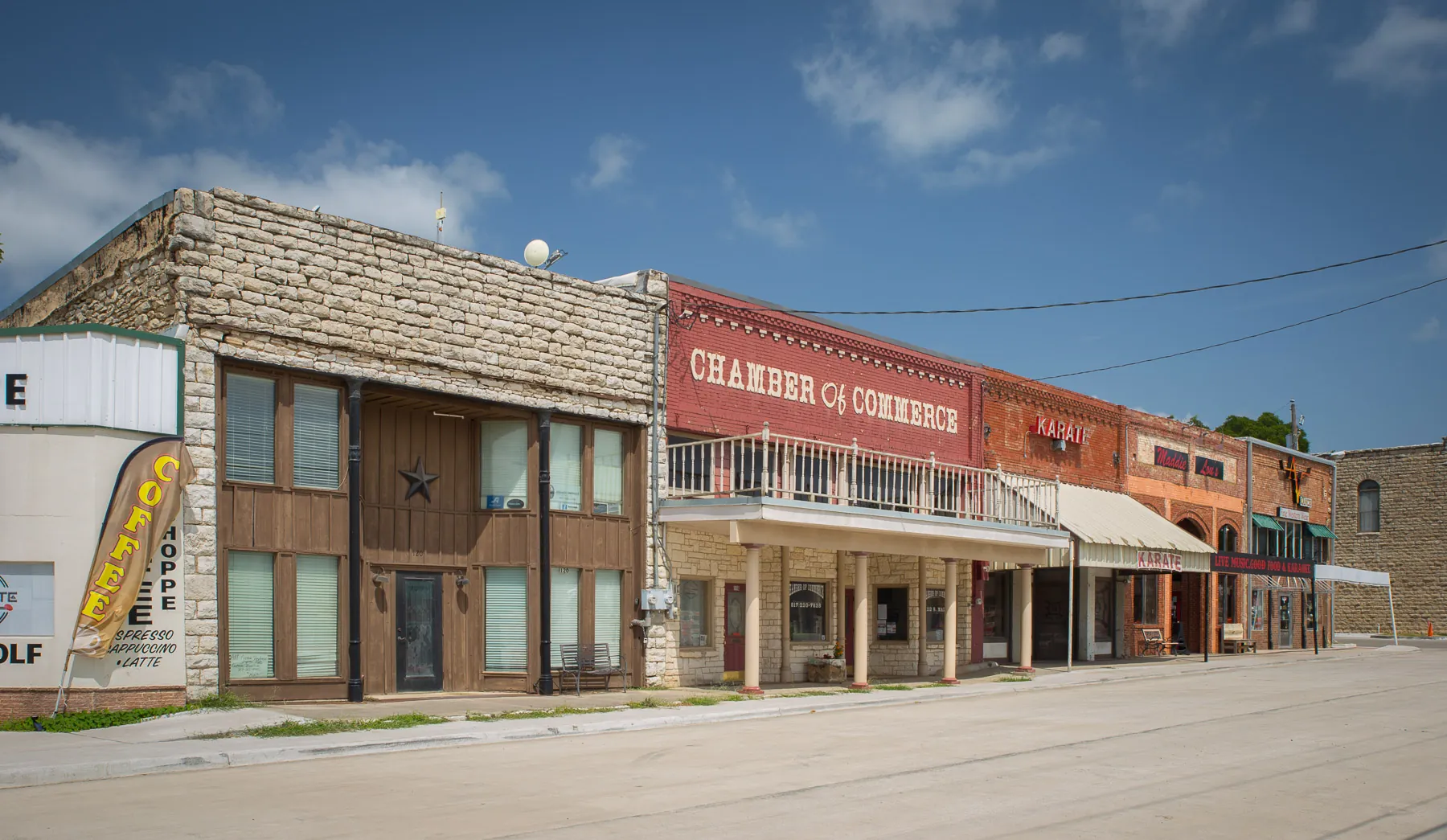 Downtown Springtown, Texas.