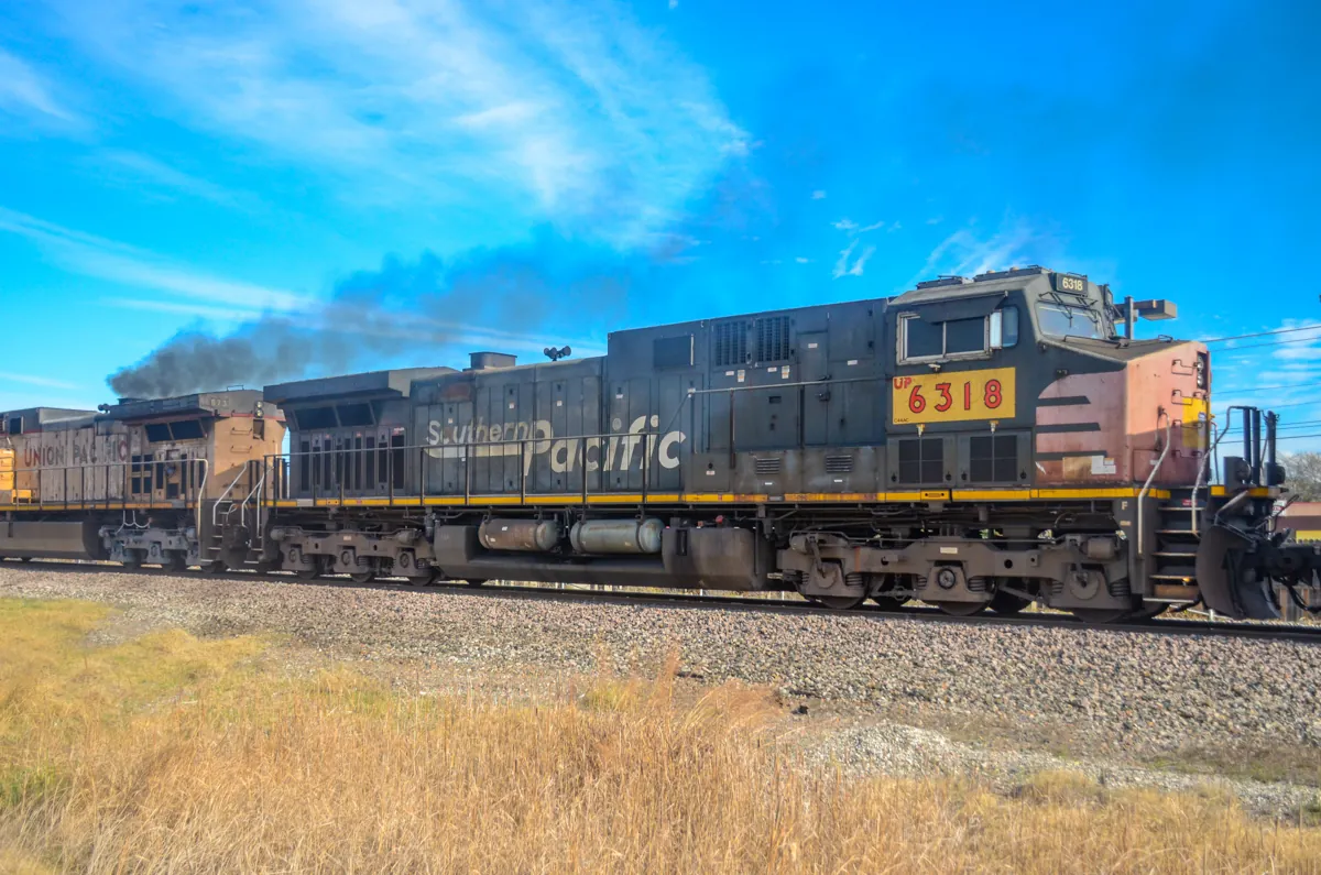 Union Pacific locomotives at Watauga