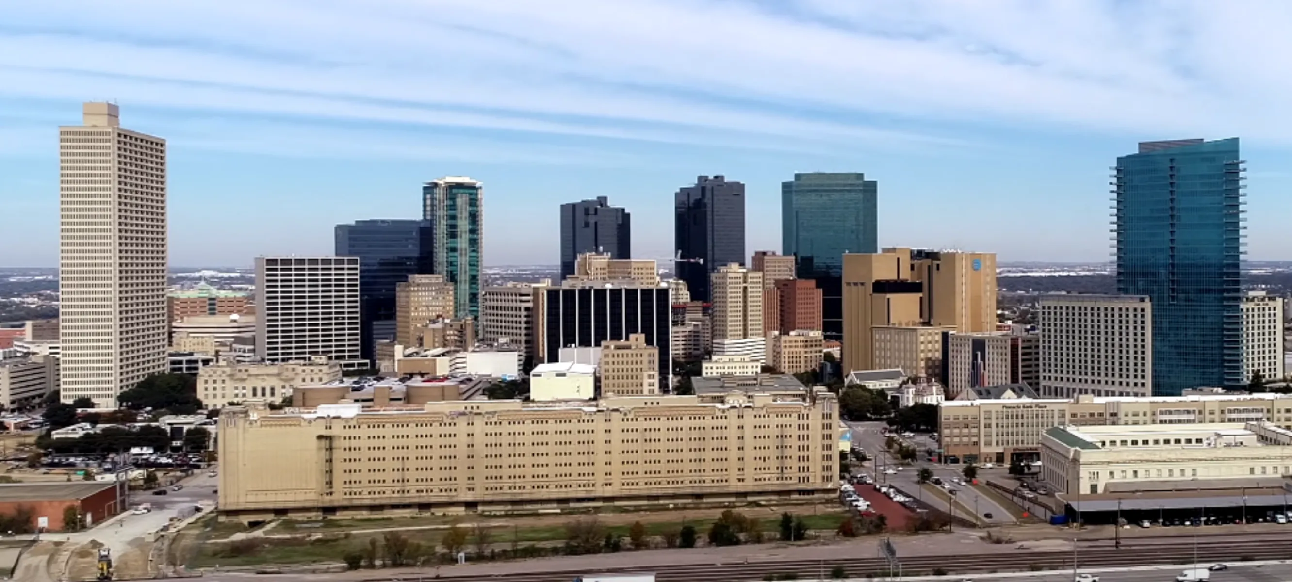 Downtown Fort Worth skyline — nearby landmark for Westworth Village