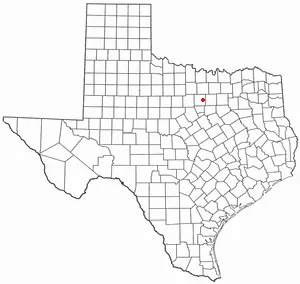 Location map of Willow Park, Texas.