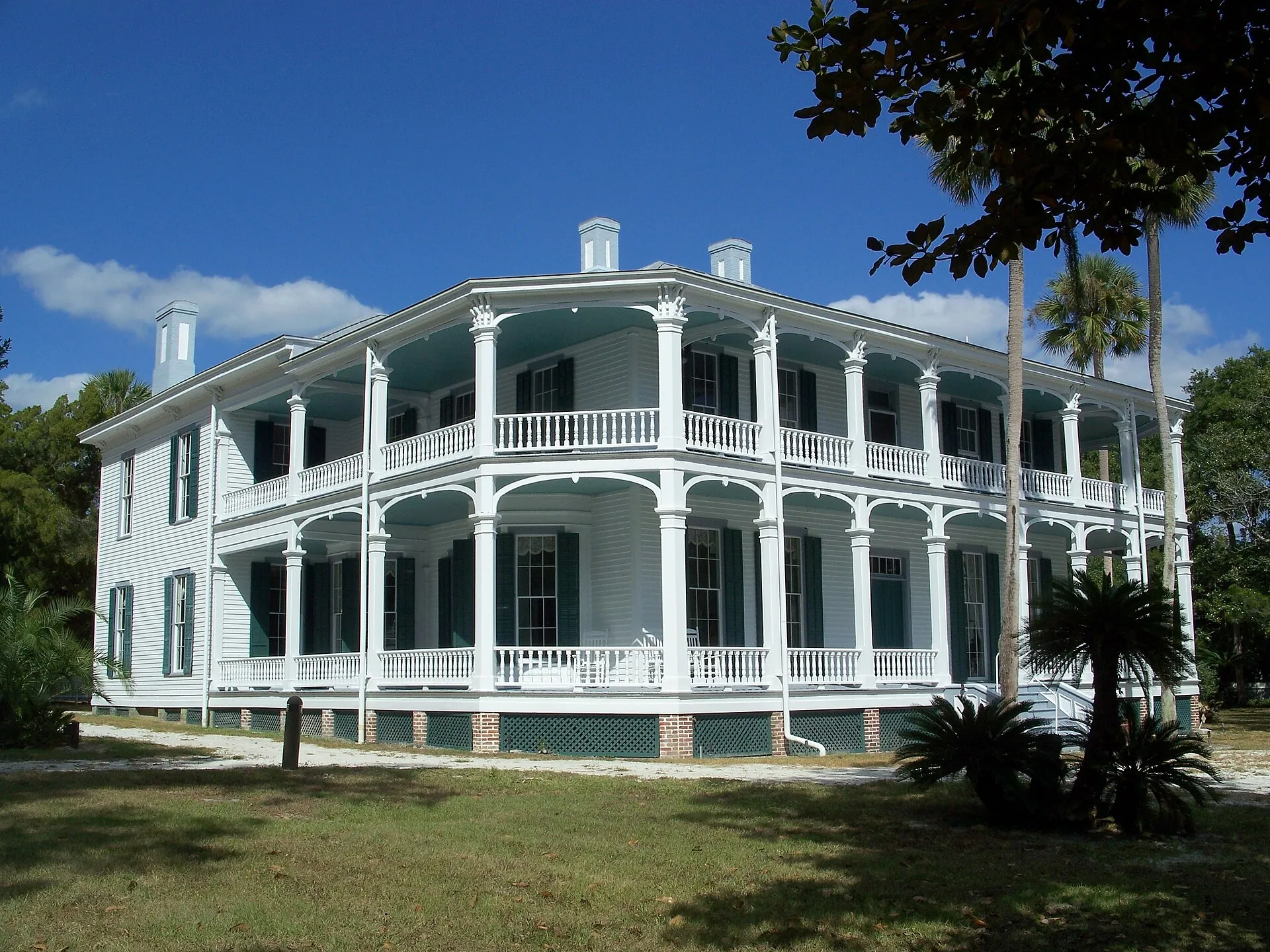 DeBary Hall, the 1871 mansion of Samuel Frederick deBary, now a historic site and museum.