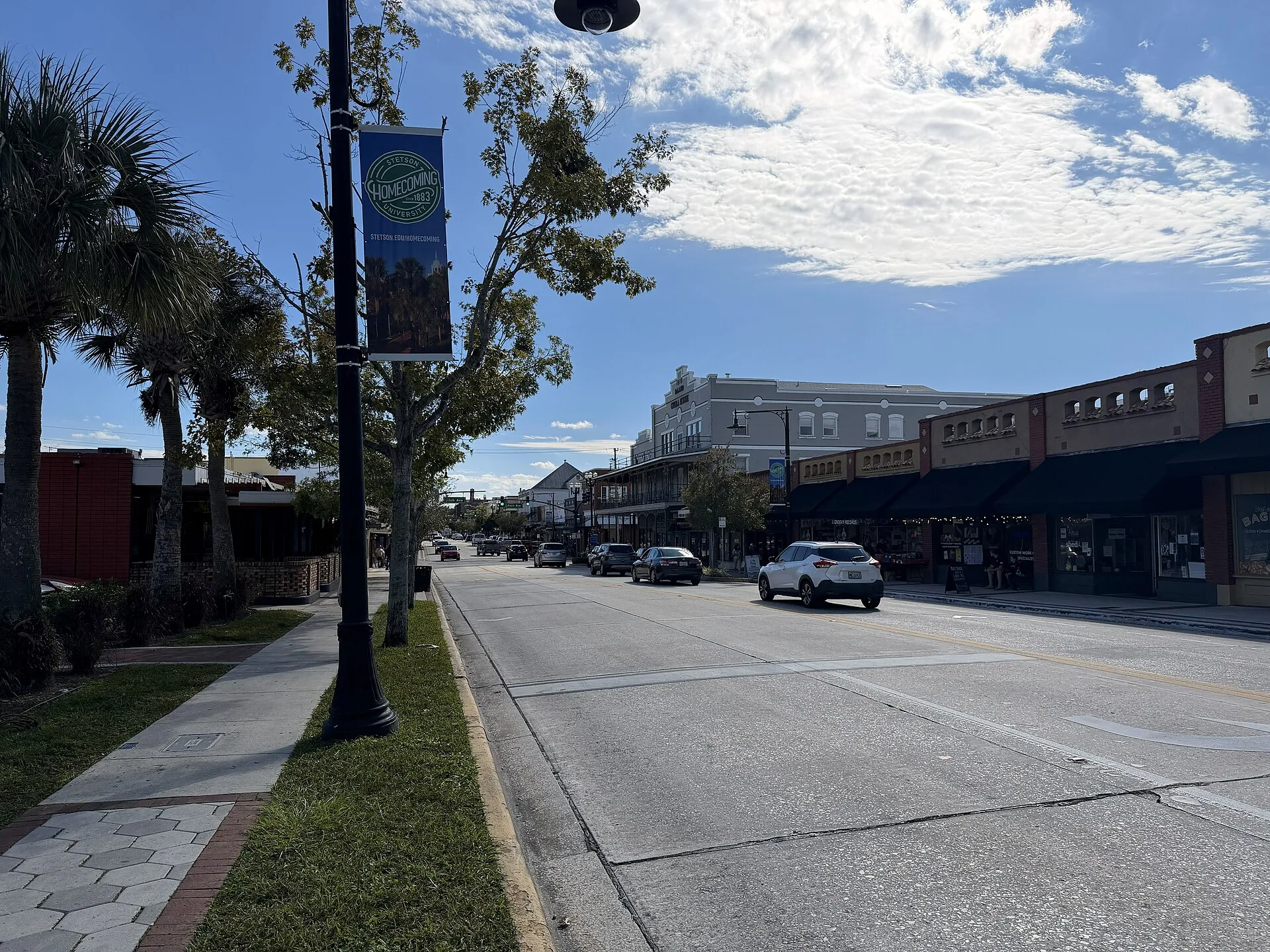 Woodland Boulevard, the main street of downtown DeLand.