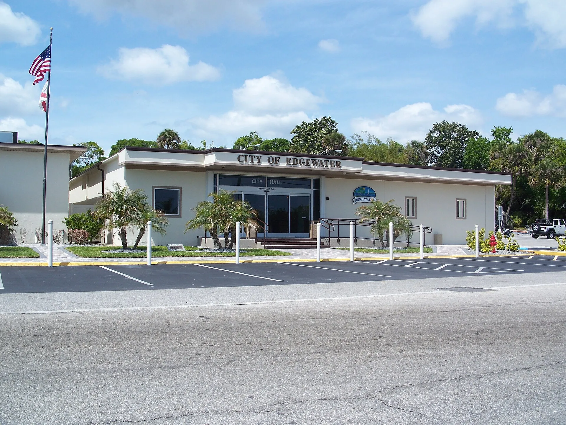 City Hall in Edgewater, Florida.