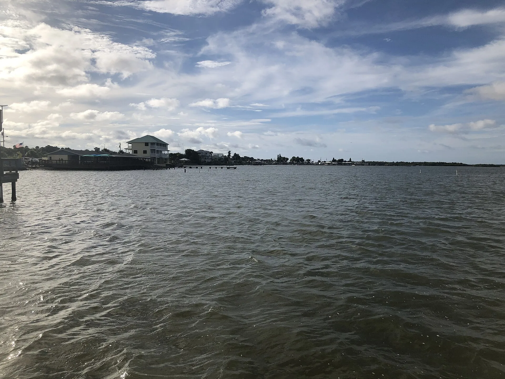On the Intracoastal Waterway at Oak Hill, Volusia County.