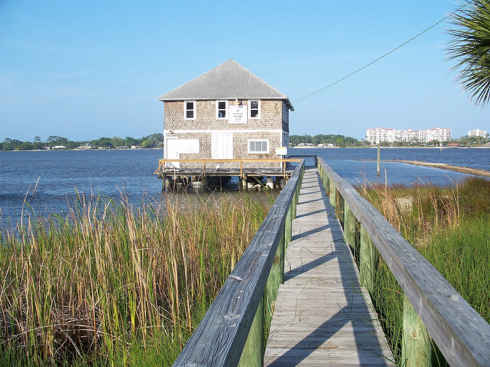 The Ormond Yacht Club, in Ormond Beach, Florida
