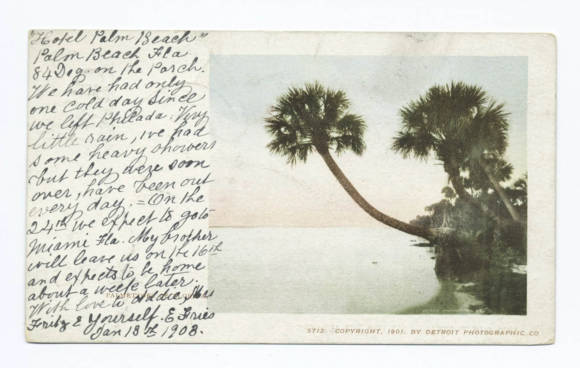 * Postcard series number: 5713 1901-1902. Included occasional reprints from 1000 series.