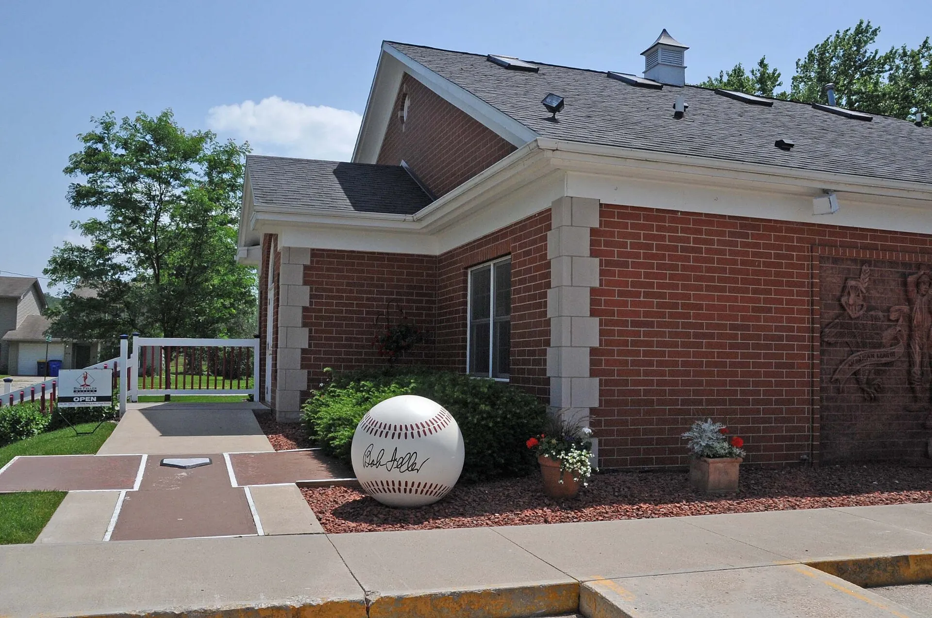 THIS MUSEUM IS RIGHT IN THE CENTER OF VAN METER ONLY A FEW MILES FROM THE FELLER HOMESTEAD