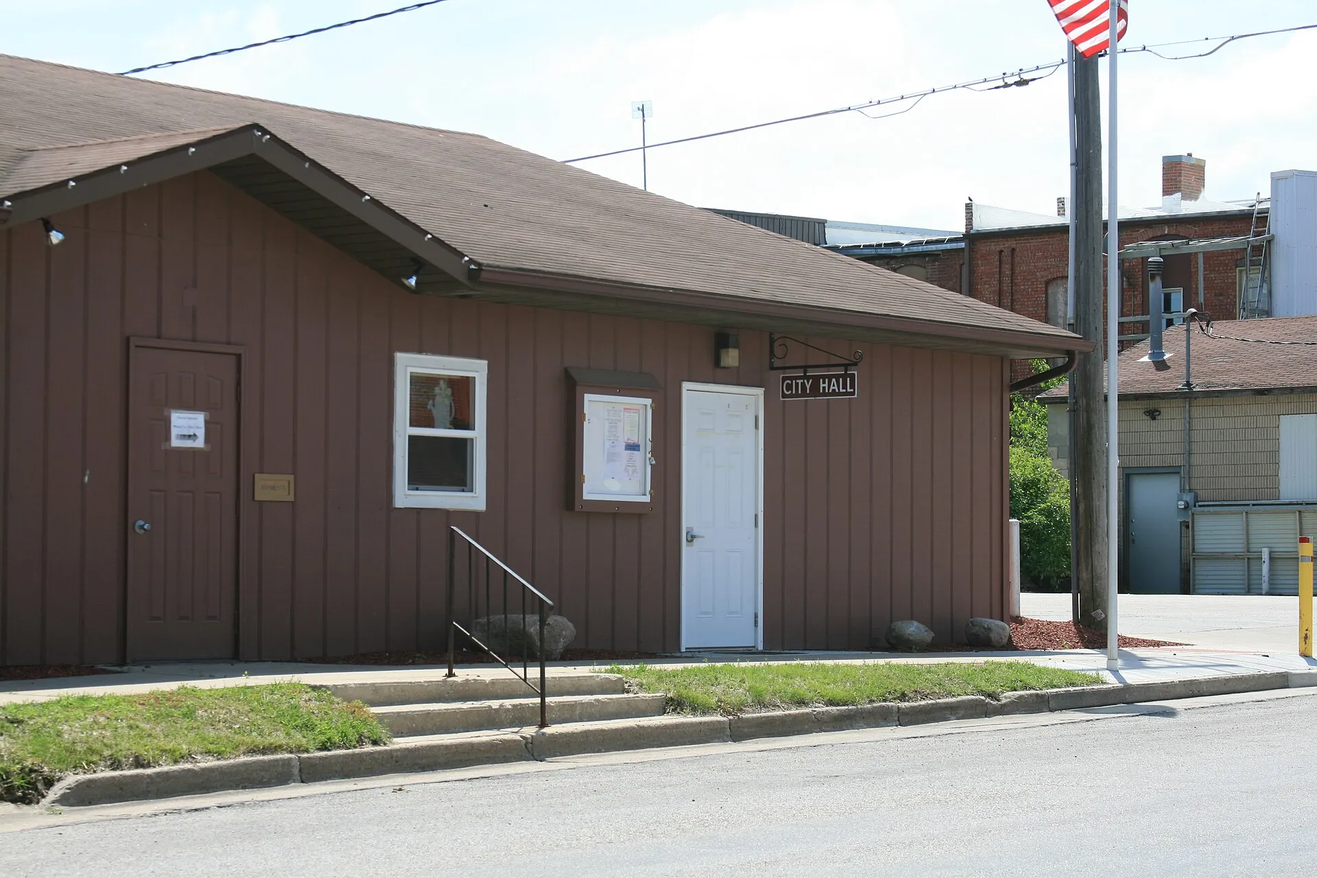 City Hall in Woodward, Iowa