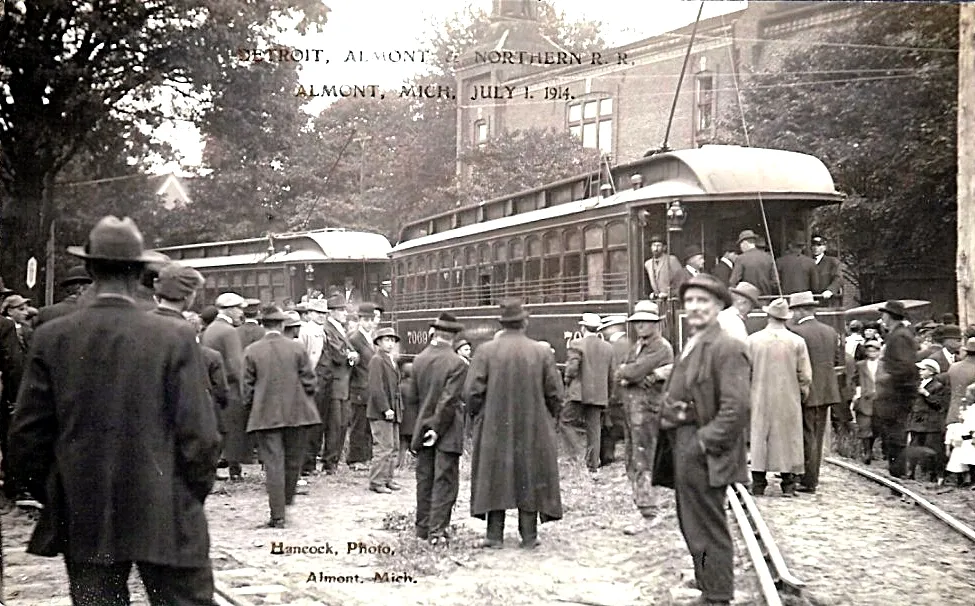 "The Detroit, Almont and Northern Railroad Company extended its line from Romeo to Almont. This company is a subsidiary of the Detroit United Railway, and its property is operated by that company. Schedules for its opera