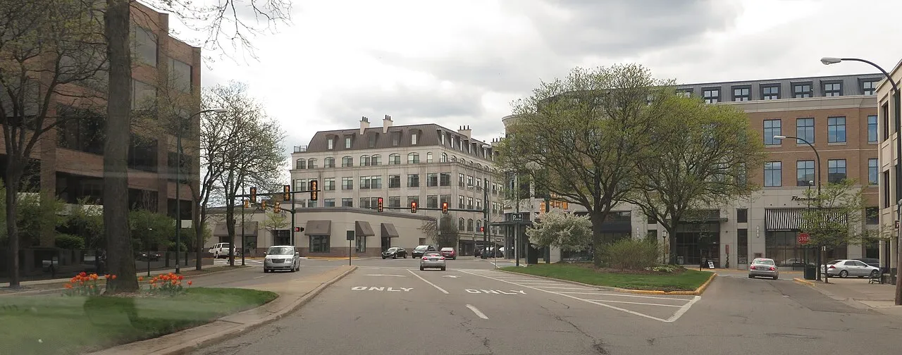 Birmingham is a city in Oakland County of the U.S. state of Michigan and a suburb of Detroit. As of the 2010 census, the population was 20,103. The city's downtown attracts shoppers from throughout the Metro Detroit area
