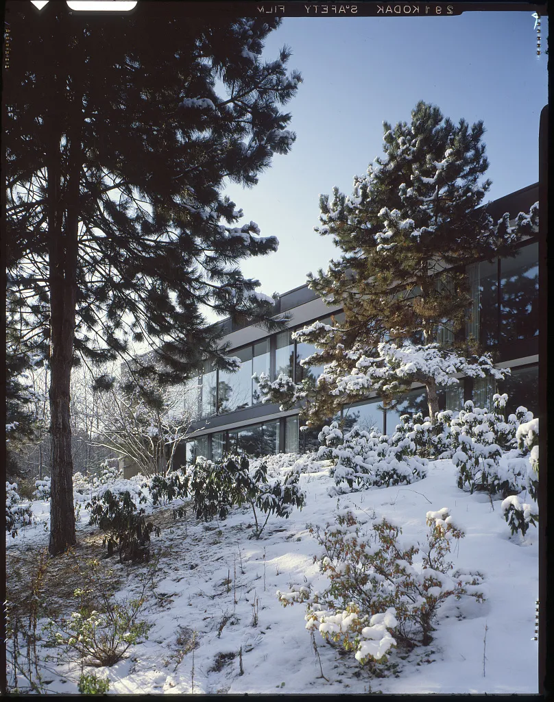 Minoru Yamasaki's Residence in Bloomfield Hills, Michigan, 1972