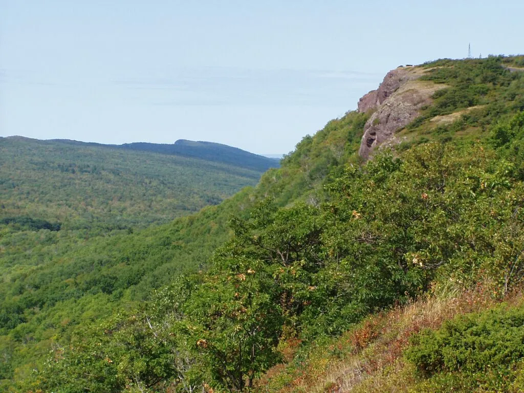 Brockway Mountain along the Keweenaw Peninsula of Michigan on Lake Superior