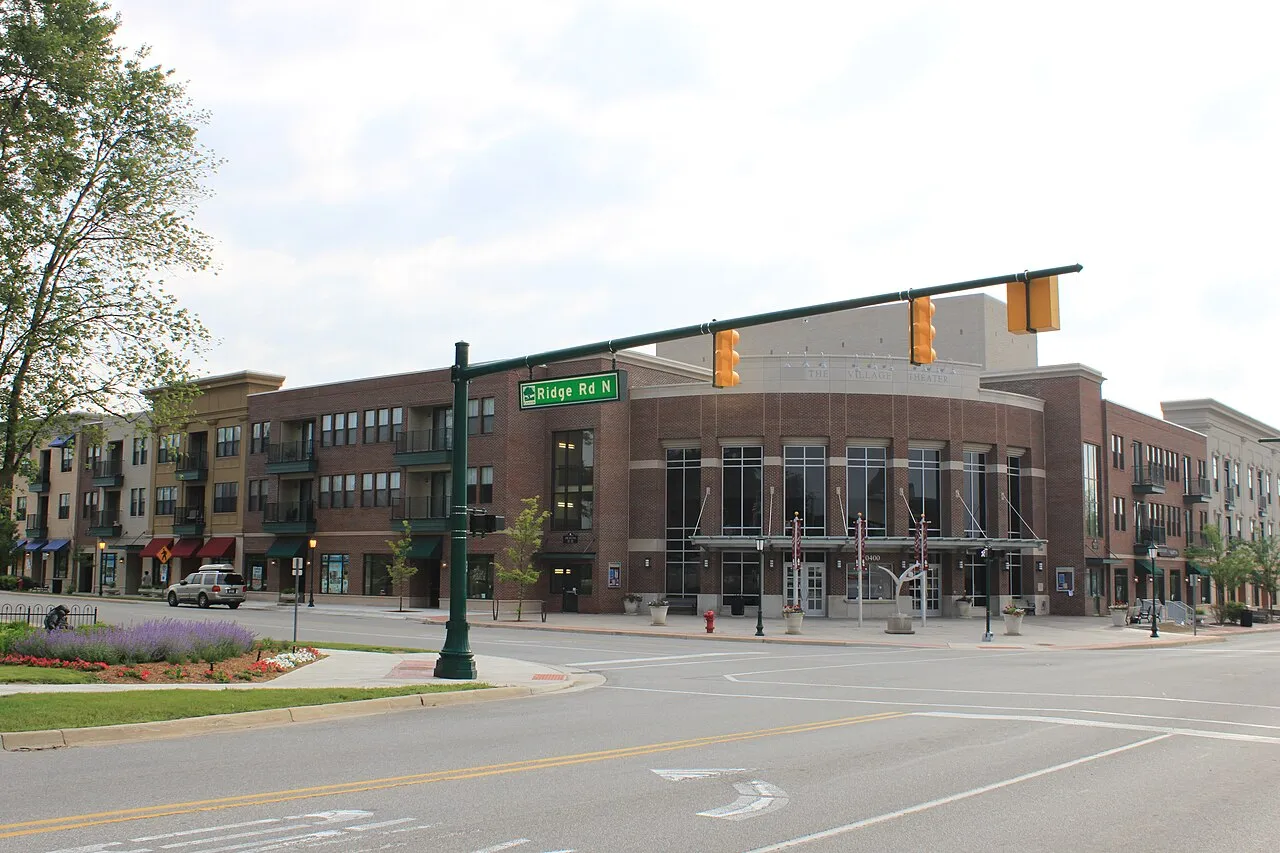 The Village Theater, Canton Township Michigan. Cherry Hill & Ridge Roads.