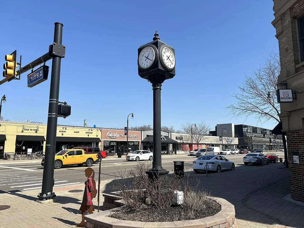 Downtown Clawson (on the corner of 14 Mile &amp; Main Street).