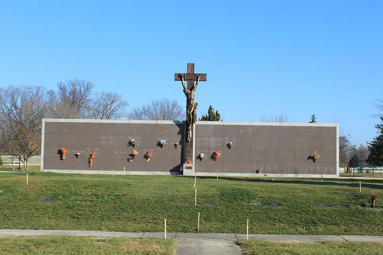 Crucifix Island, Michigan Memorial Park, Flat Rock, Michigan