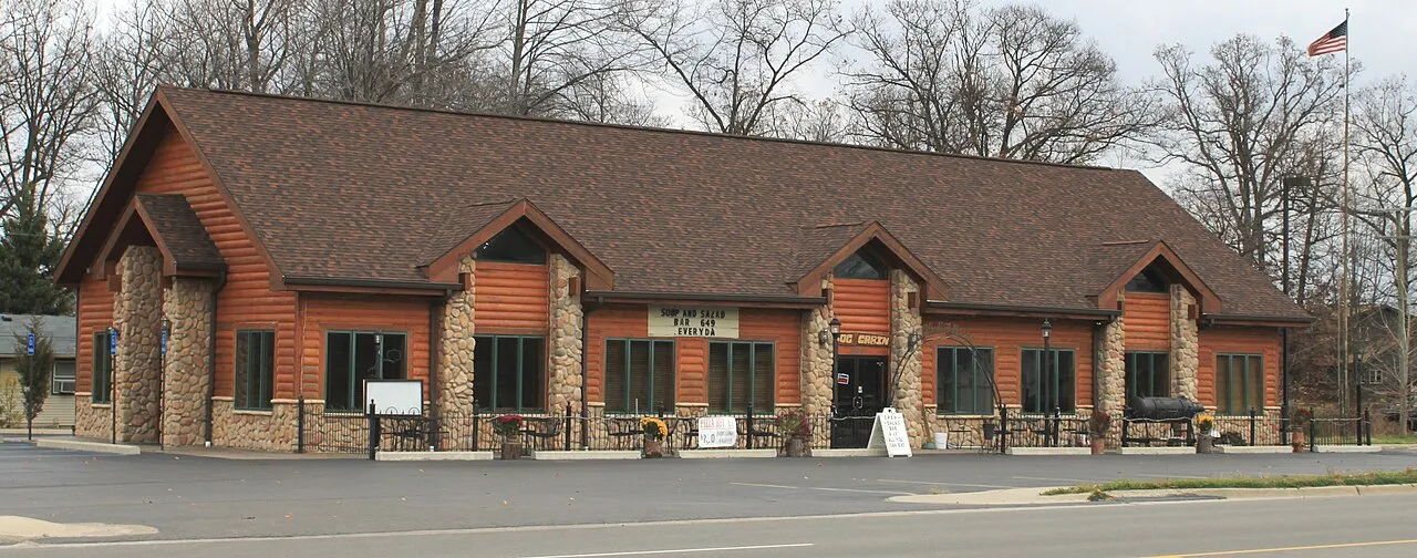 Nick's Log Cabin Inn, 5393 East Grand River Avenue, Genoa Township, Michigan