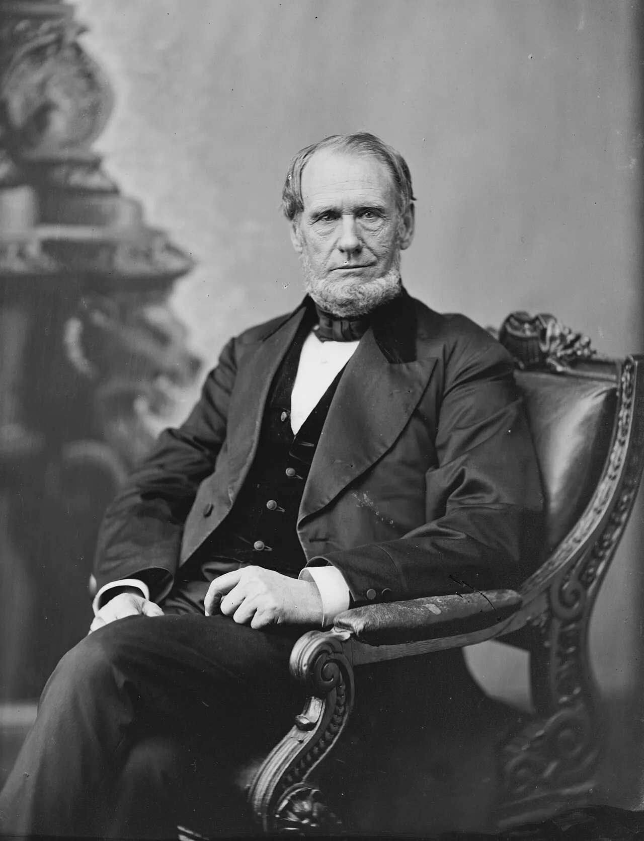 Isaac P. Christiancy.  Library of Congress description: "Christiancy, Hon. Isaac Peckham (U.S. Senator from Michigan)"