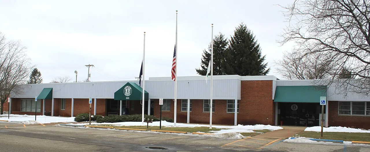 Highland Township offices, 205 North John Street, Highland Township, Oakland County, Michigan