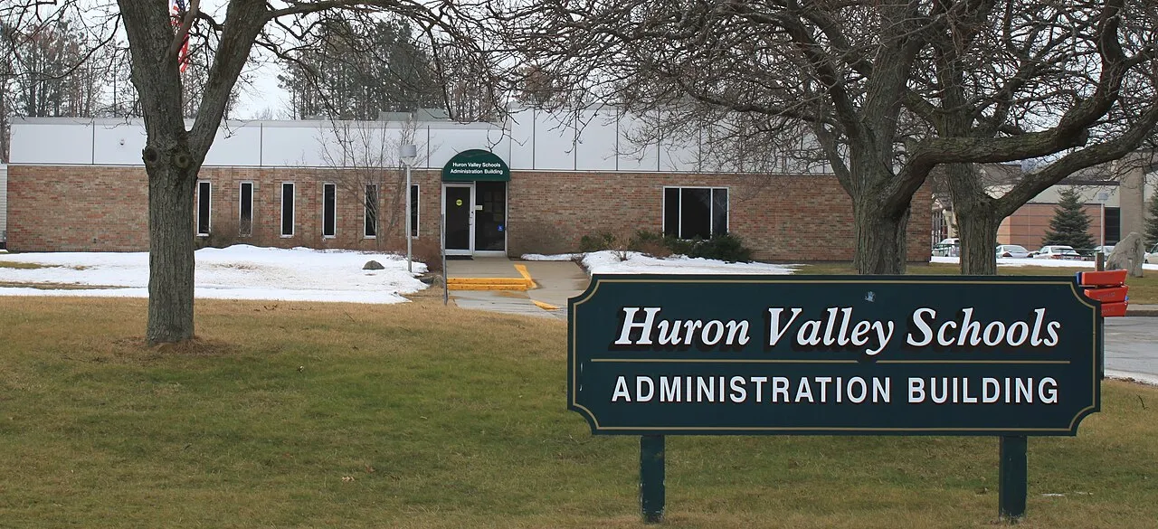 Huron Valley Schools Administration Building in Highland Township, 2390 South Milford Road, Highland, Michigan