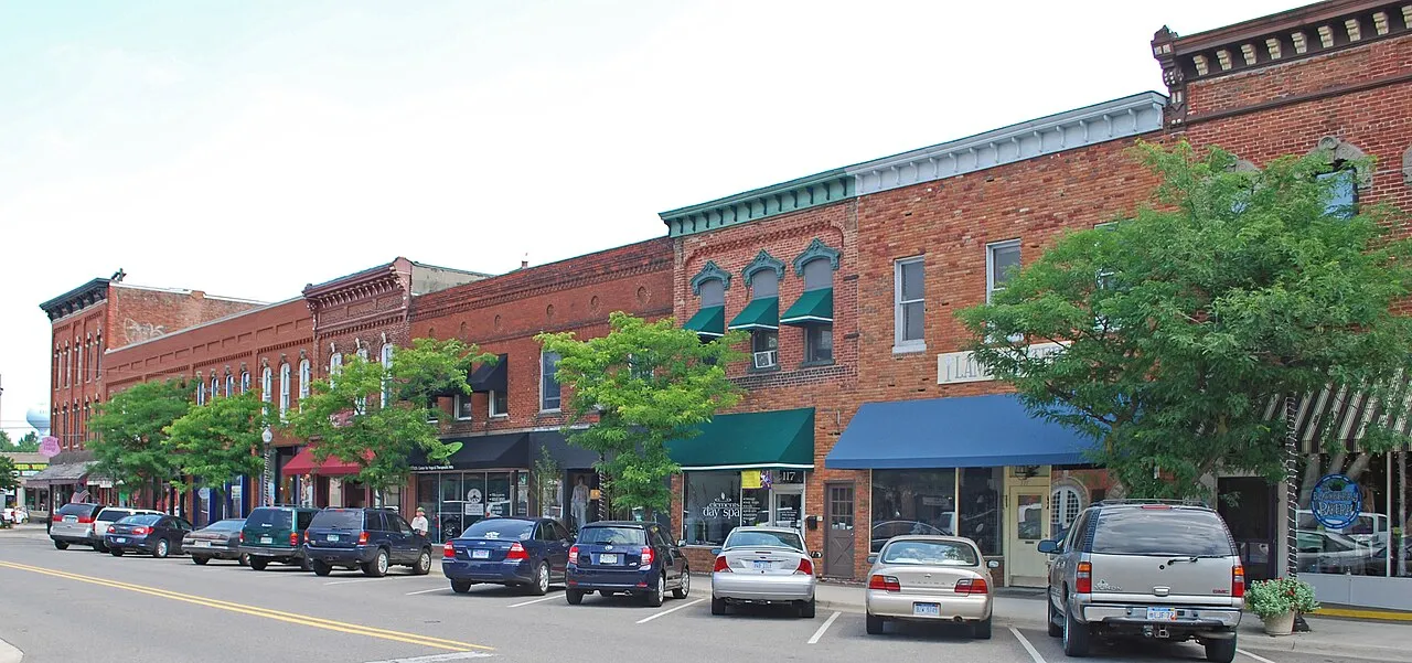 Downtown Holly, Michigan.