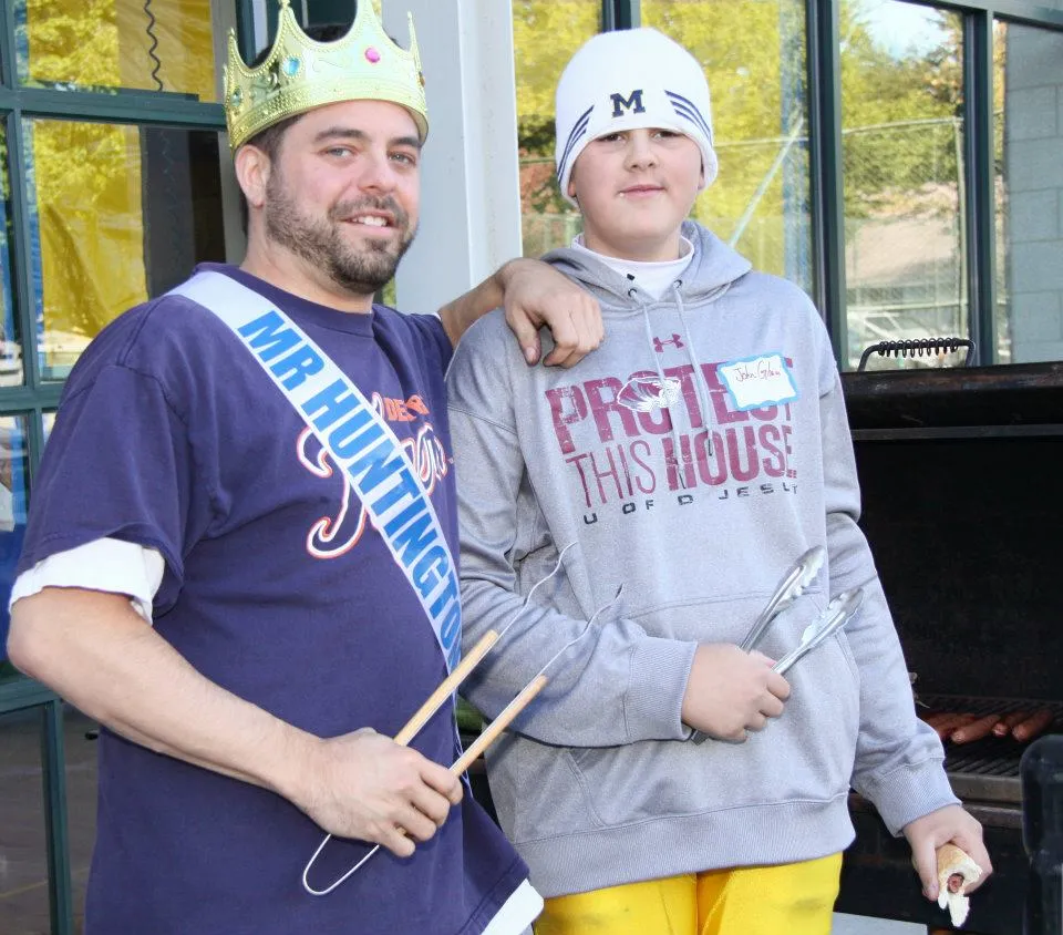 The 2011 winner of the Mr. Huntington Woods contest. Huntington Woods, Michigan.