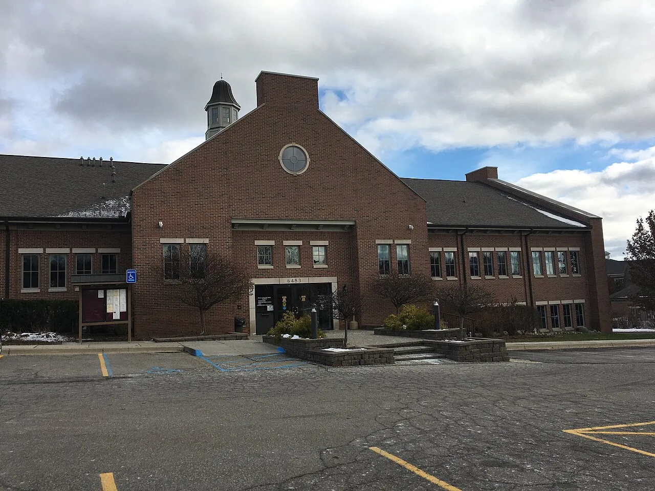 The township hall of Independence, Michigan