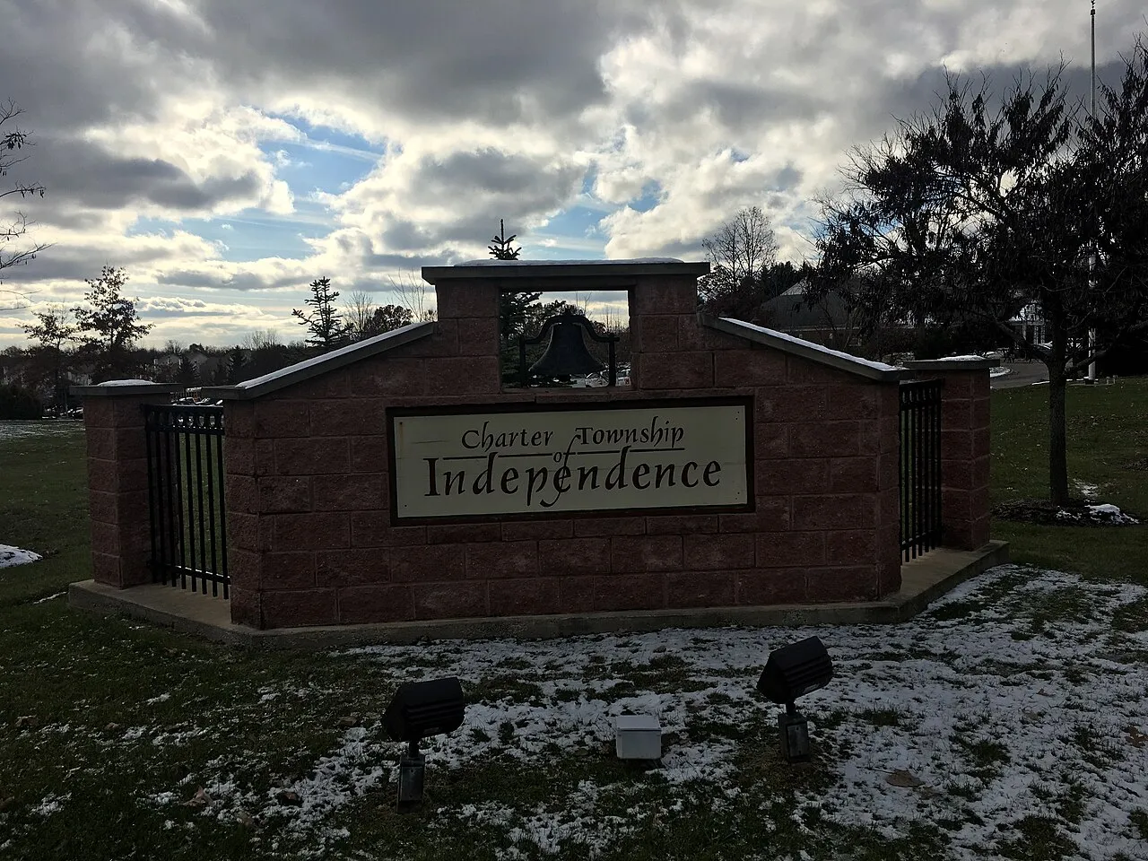 Sign of Independence Township, Michigan