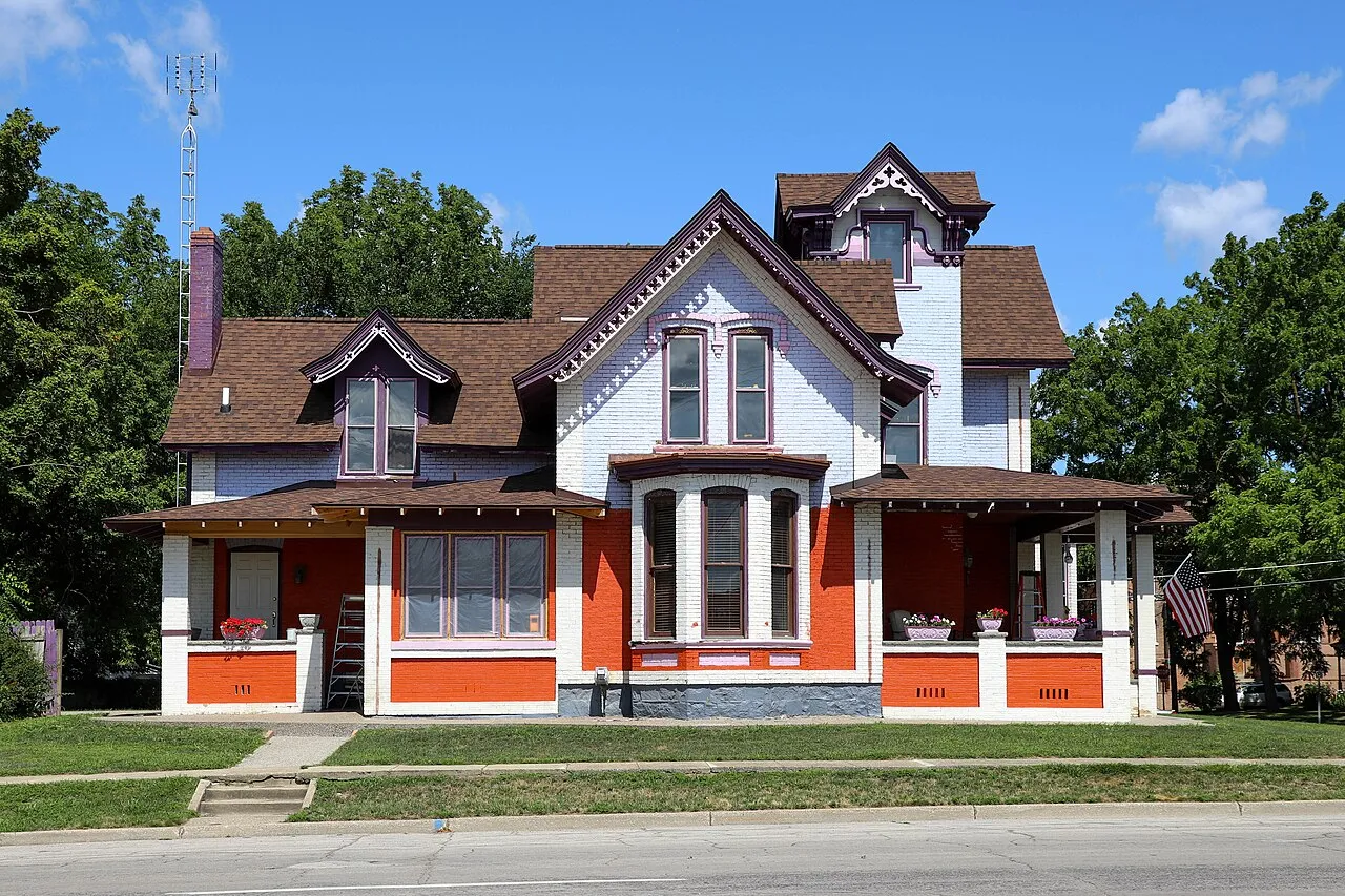 The William H. and Sabrina Watson House, a single-family home located at 507 Cedar Street, Lapeer, Michigan. It was likely constructed 1878-79 on the site of an earlier home, and was one of the first Queen Anne-style hou