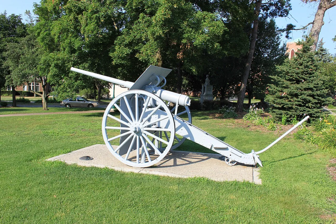 Memorial to Spanish American War Veterans, Plymouth Community Veterans Park, Church & Main Streets, Plymouth, Michigan