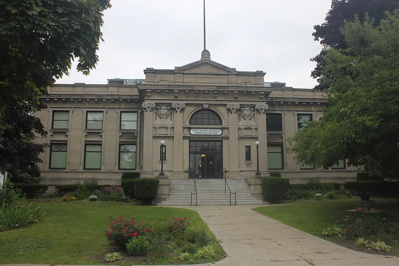Carnegie Center museum in Port Huron Michigan