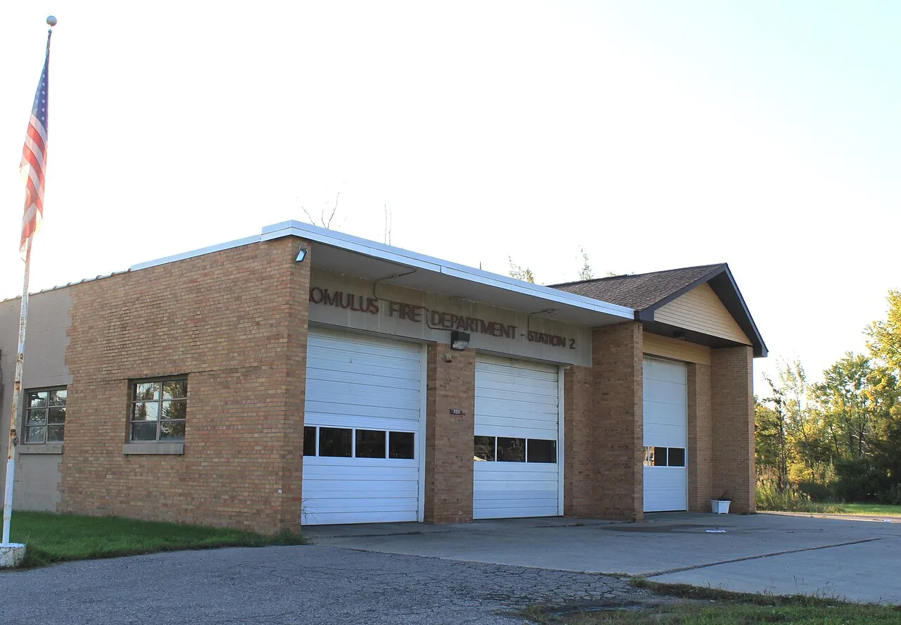 Romulus Fire Station No. 2, 7221 Middlebelt Road, Romulus, Michigan