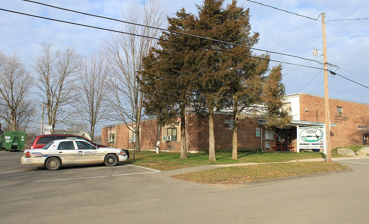 Unadilla Township Offices and Police Department, 126 Webb Street, Gregory, Michigan.