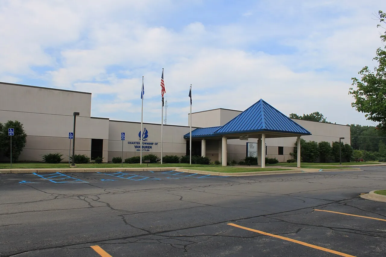 Van Buren Township Michigan township hall, 46425 Tyler Road