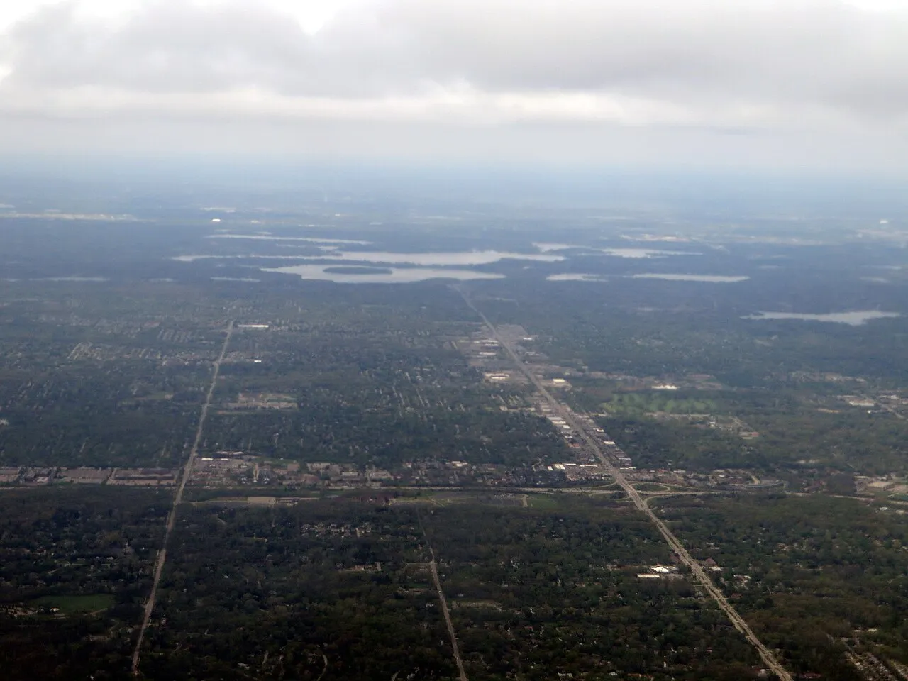 West Bloomfield Township is a charter township in Oakland County in the U.S. state of Michigan, within the Detroit metropolitan area. As of the 2010 census, the township had a population of 64,690. In the Metropolitan De