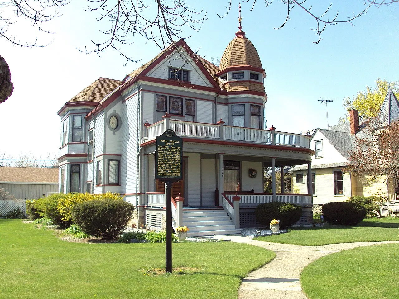 James McColl House, Yale, Michigan