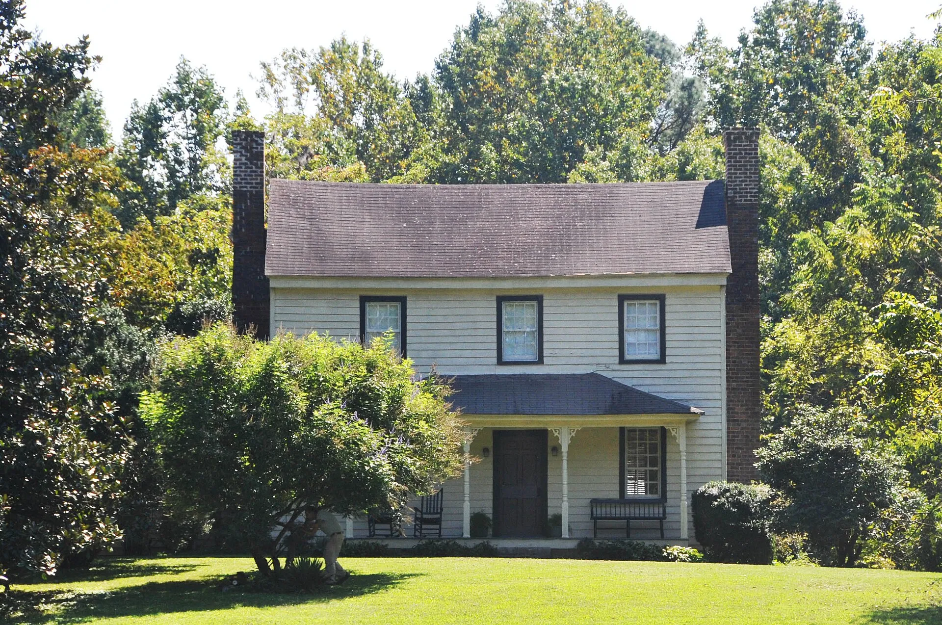 The circa-1820 David Faucette House (locally known as the Maude Faucette House).