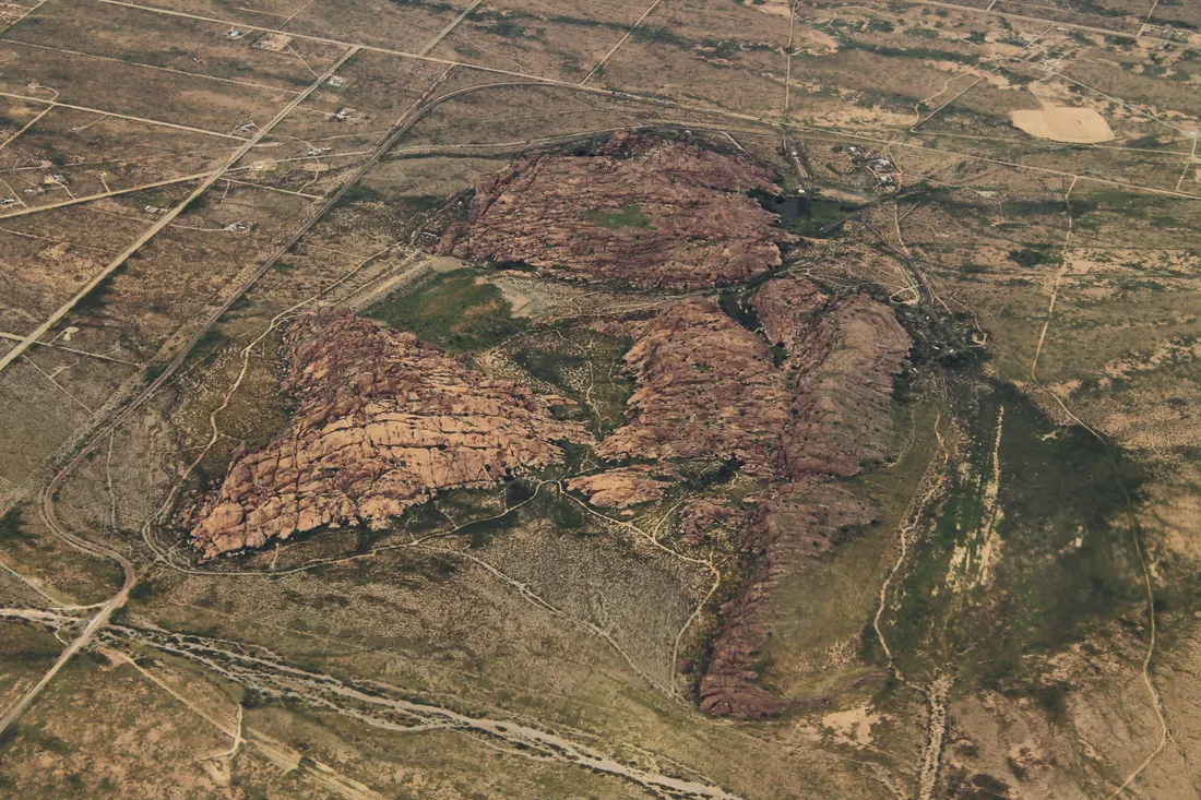 Hueco Tanks State Park & Historic Site, about 20 minutes east.