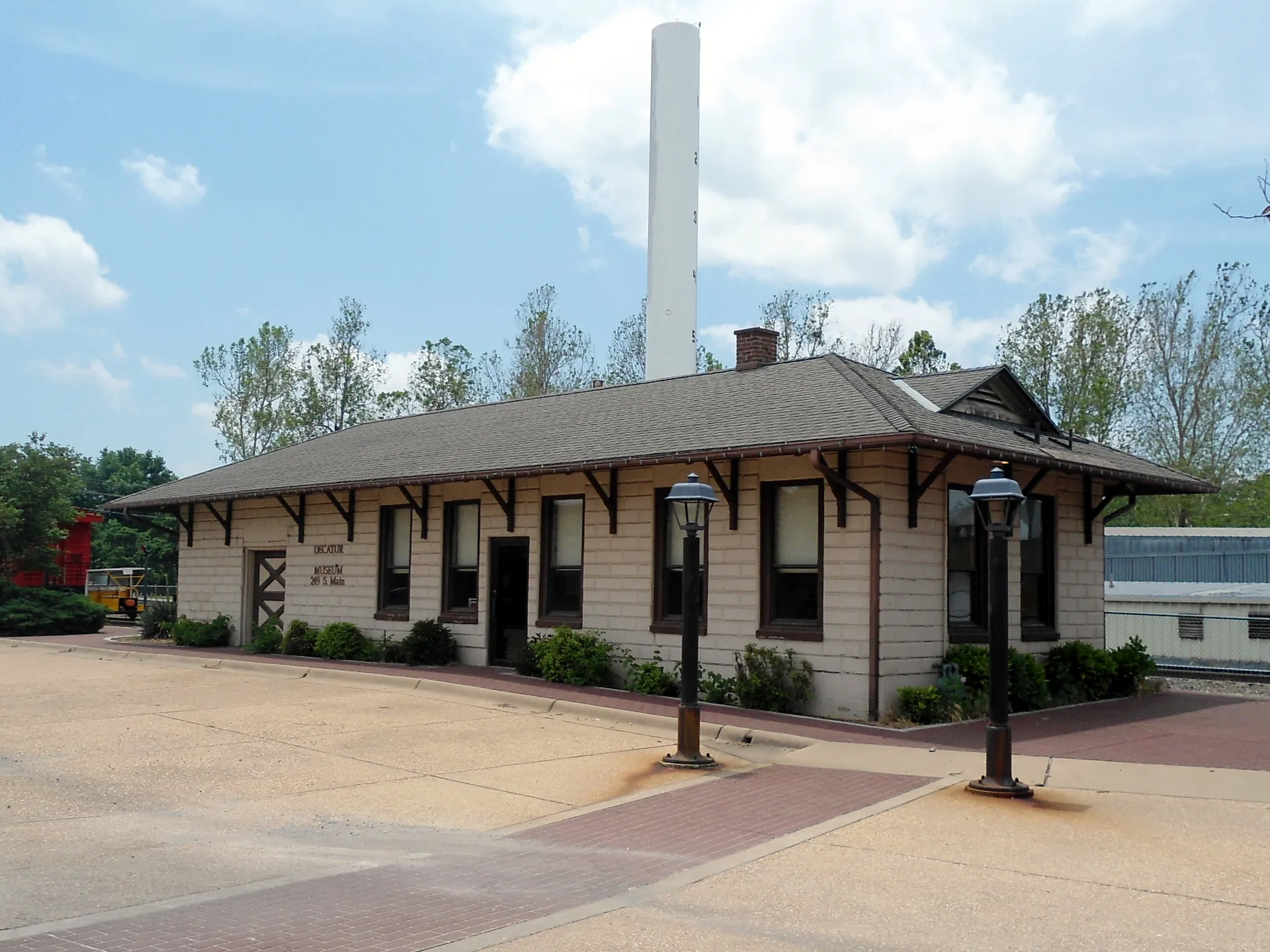 Historic train station in Decatur, AR