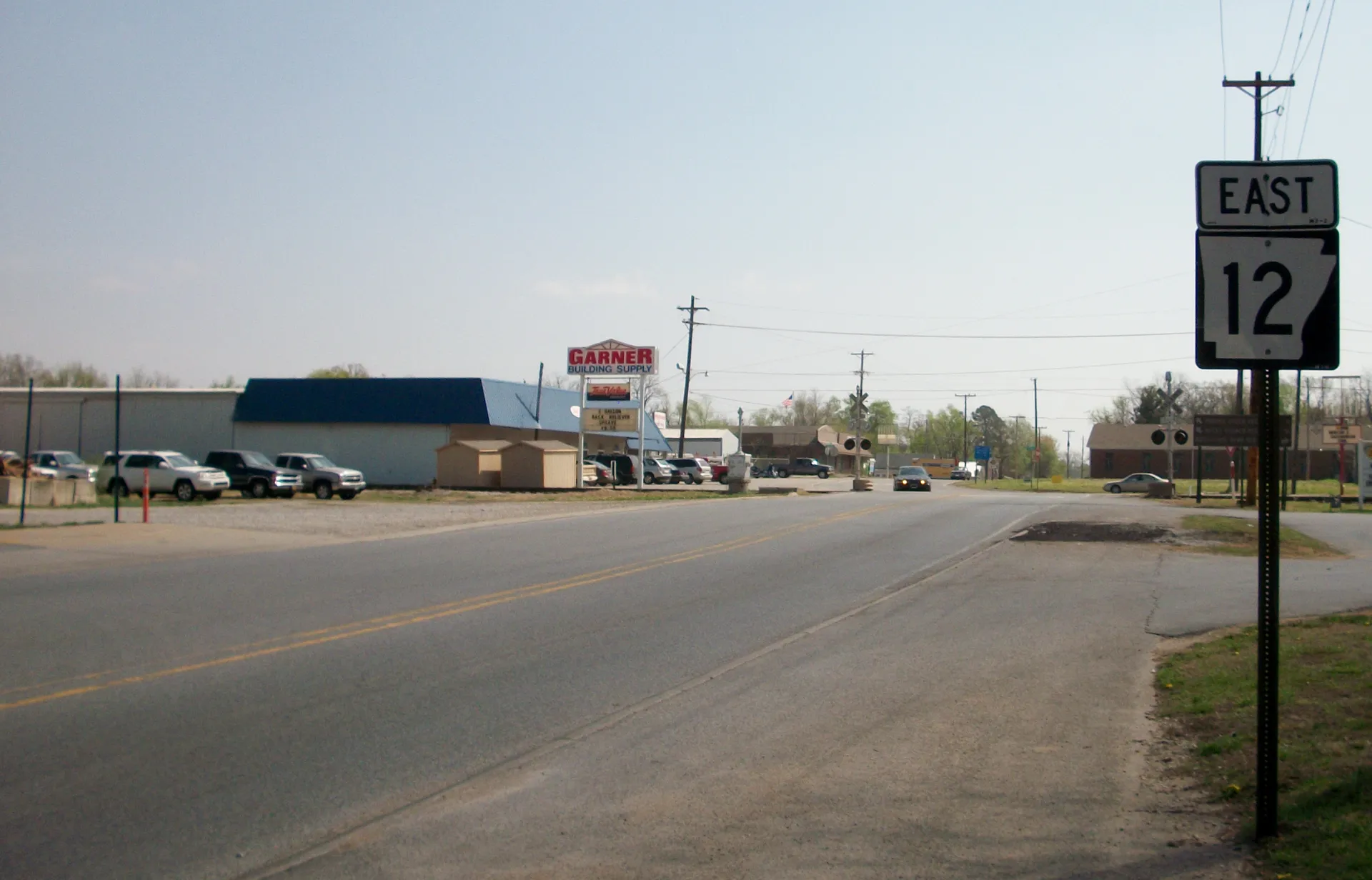 Arkansas Highway 12 east in east Rogers.