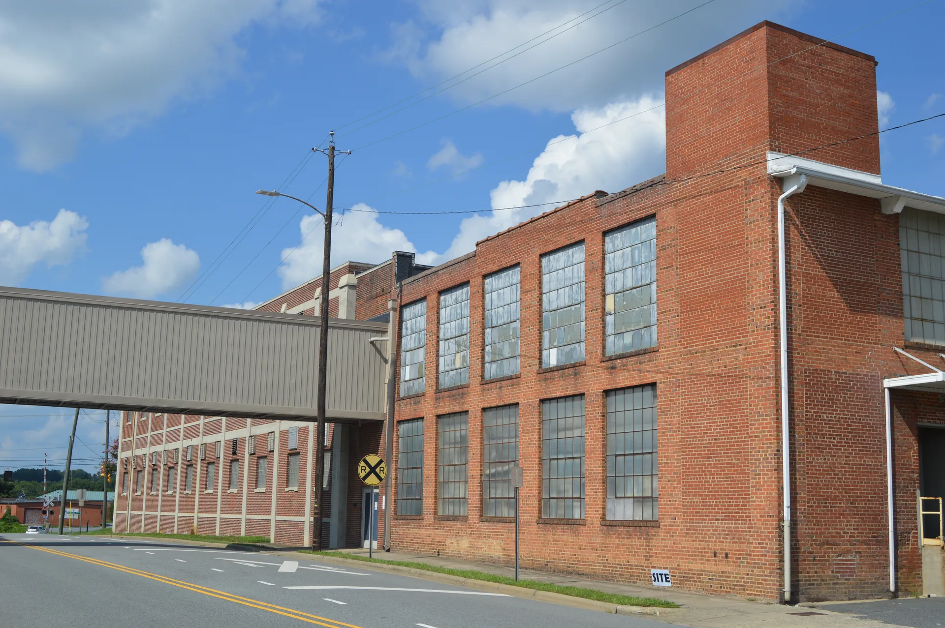 Western side of Mill #2 in the Acme-McCrary Hosiery Mills complex, located on Church Street north of Hoover Street in Asheboro , North Carolina , Unit